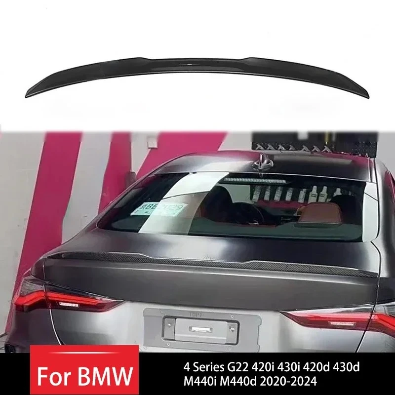 Rear Spoiler Bodykits Rear Trunk Tail Wing for BMW 4 Series G22 420i 430i 420d 430d M440i M440d 2020-2024 Accessories M4 Style