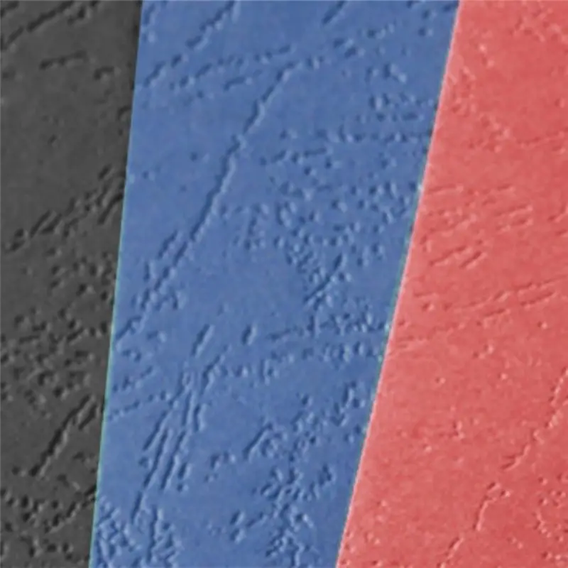 A08E-Cubierta de encuadernación de papel, cubierta de encuadernación con textura de cuero A4, cubierta de encuadernación de cuero para presentación de 8,27x11,69 pulgadas