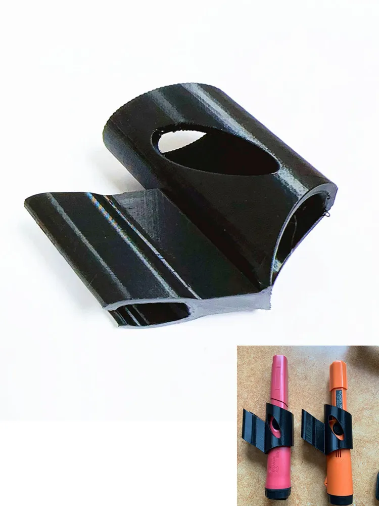 High Quality Metal detector pointer holder series Clip with no screws black for XP DEUS or XP ORX MI-6 MI-4