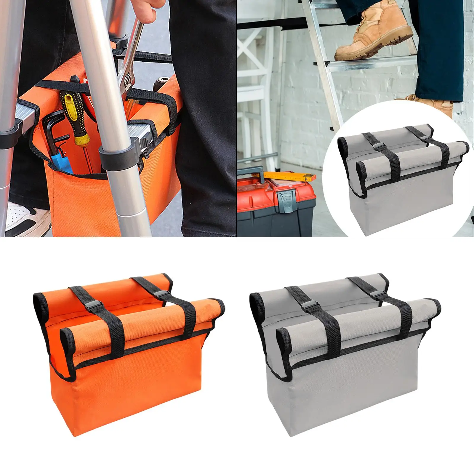 Ladder Tool Bag Easy to Install Versatile Portable Portable Step Ladder Pouch Utility Organizer for Repairing Kit Accessories