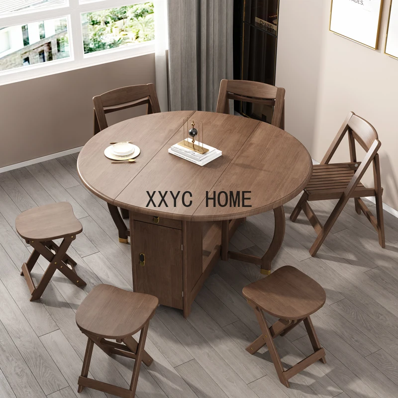 Nordic Dining Tables Elevable Extendable Center Foldable Set Dining Tables Living Room Mesa De Jantar Furniture Luxury WW50DT