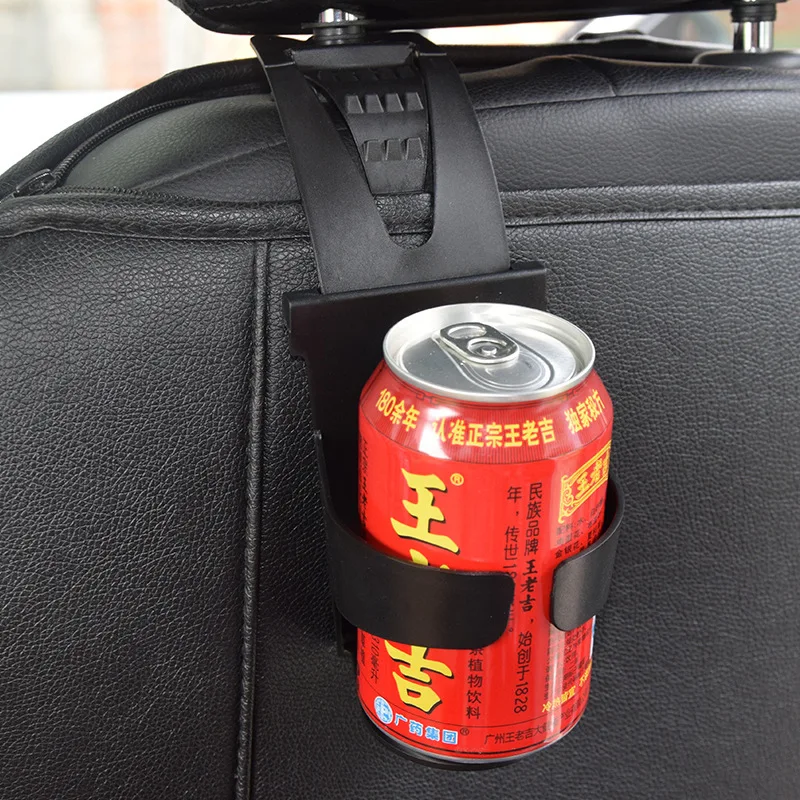 Universal Car Beverage Holder Car Storage Box Bottle Holder Coffee Cup Holder Seat Rear Door Window Hanging Clip Car Accessories