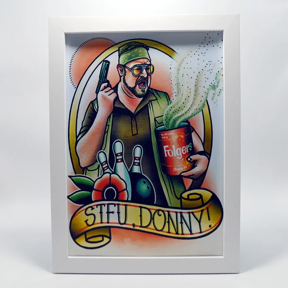 أضف نمط عتيق إلى غرفتك مع ملصق فني وشم الفيلم العظيم - ملصقات فنية جدارية من الفينيل المجسم لوحة ديكور A2