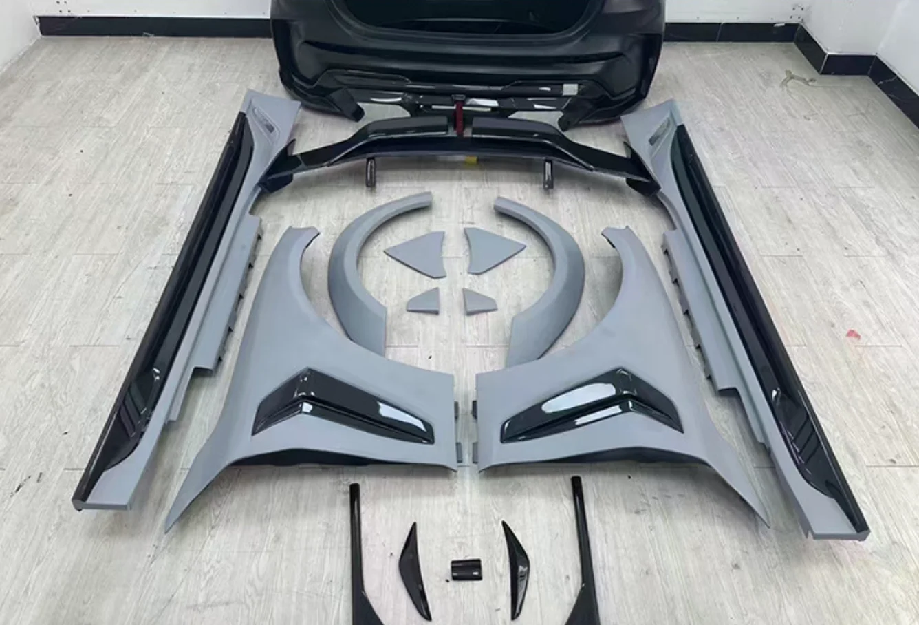 New IMP Style Dry Carbon Fiber Wide Body Kit for 2021+ for M3 G80 M4 G82 Front/Rear Bumper Hood Fender