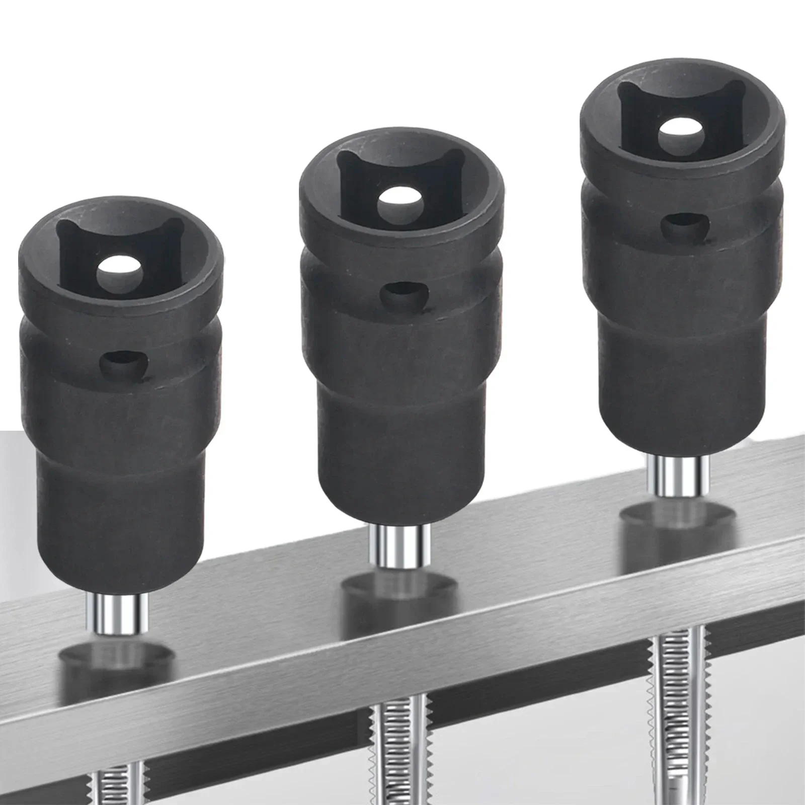 Chromium Vanadium Socket 1 2 Inch Driver 16mm Square Tap Socket 16mm To 24mm Sockets Phosphate Black Treatment