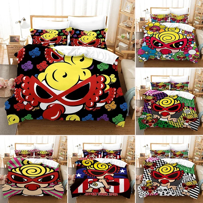 3D Hysteric-Mini Duvet Cover with Pillow Cover Bedding Set Single Double Twin Full Queen King Size Bed Set for Bedroom Decor