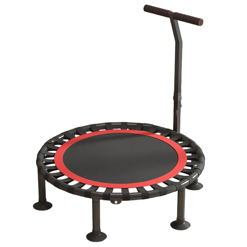 Trampoline for Kids, Small Indoor Foldable Bounce Bed, Adult Child Family Fitness, Gym Play Equipment, 48 Inch Diameter