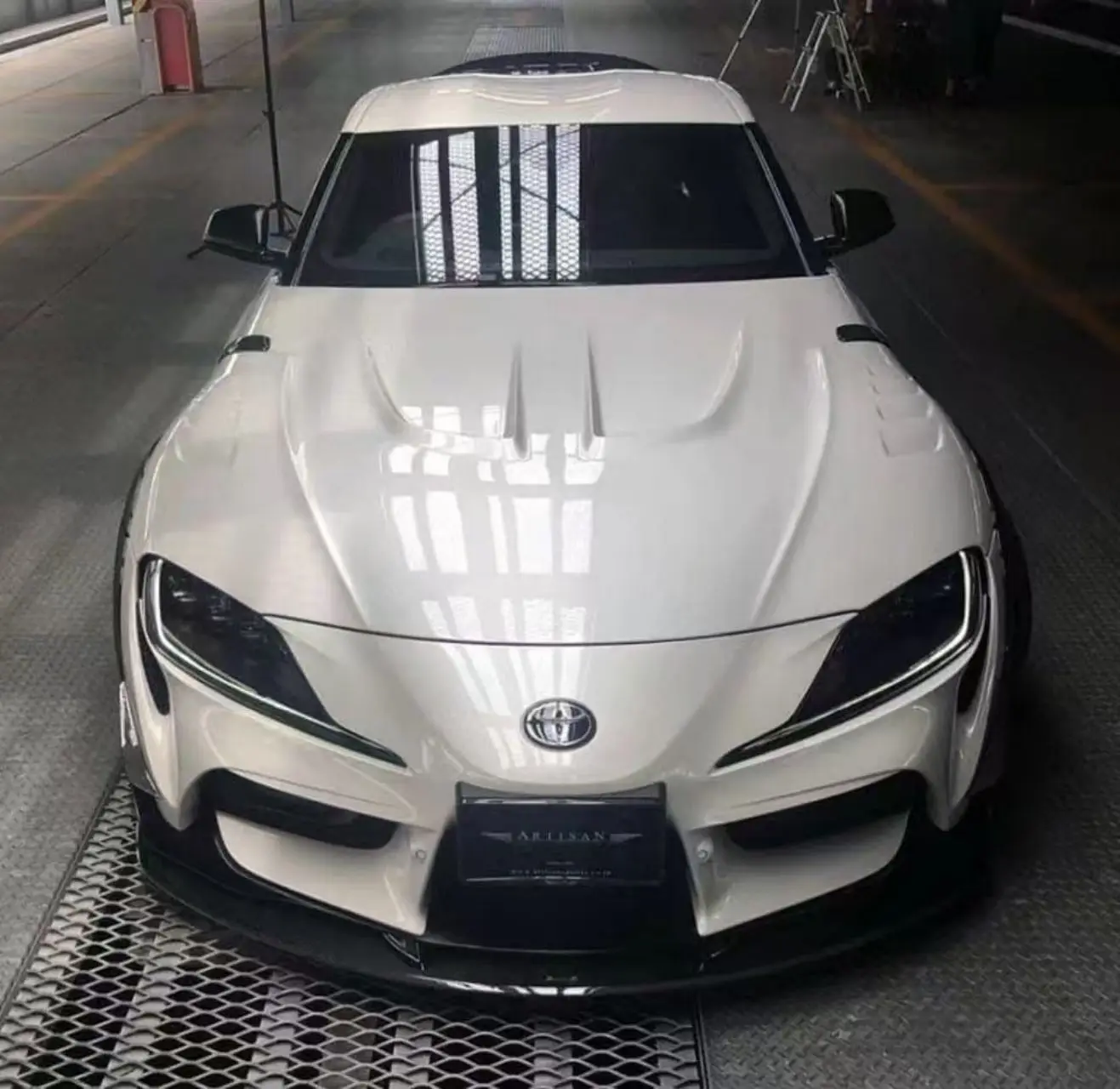 For Toyota GR Supra A90 A91 Mk5 Bonnet Hood Car Accessories Carbon Bonnet Engine Cover FRP 2019+ LB Style Hood Carbon Fiber - view 3
