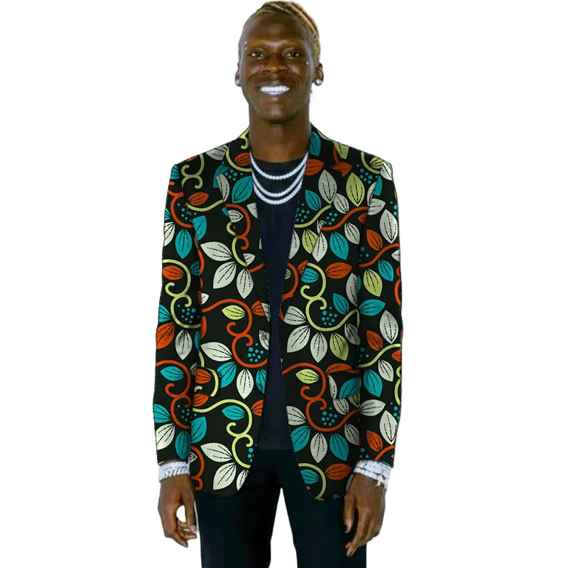 

Мужские пиджаки оригинального дизайна, африканский пиджак от кутюр, индивидуальный пиджак, традиционная гарантированная свадебная одежда с восковым принтом