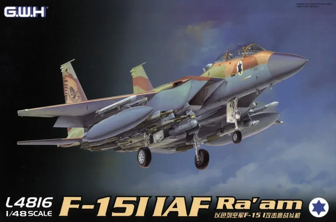 Great Wall hobby assembly model kit L4816 IAF F-15I Ra'm fighter 1/48