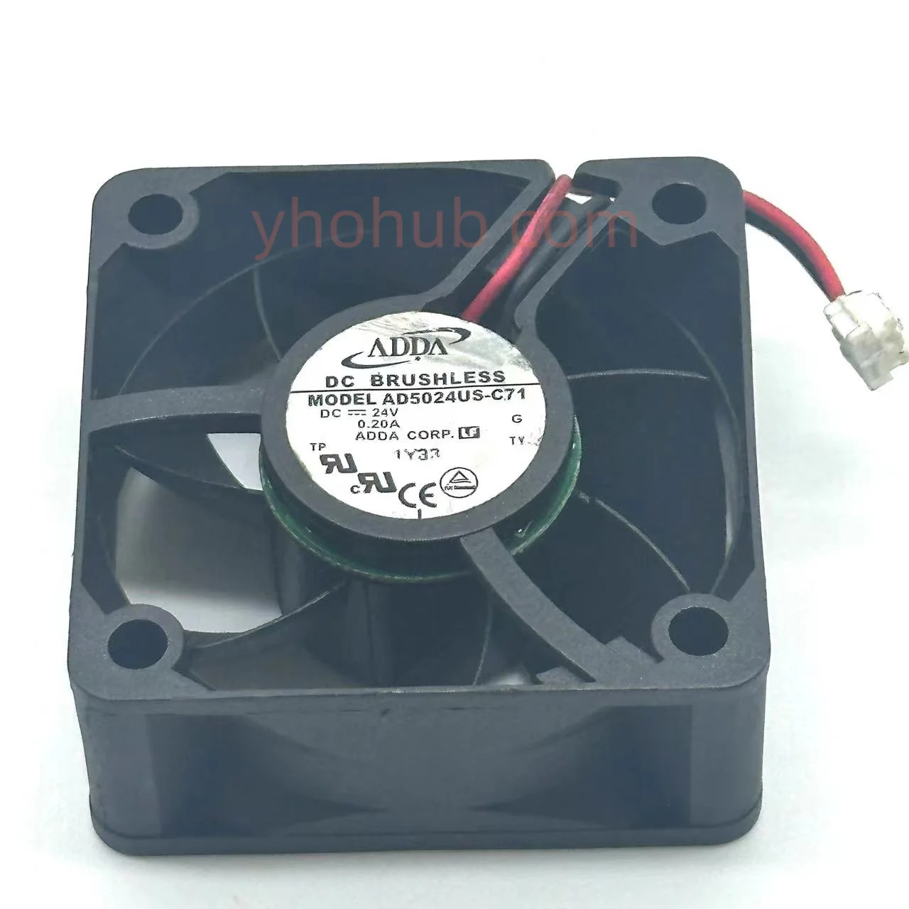 

ADDA AD5024US-C71 DC 24V 0.20A 50x50x20 2-Wire Server Cooling Fan