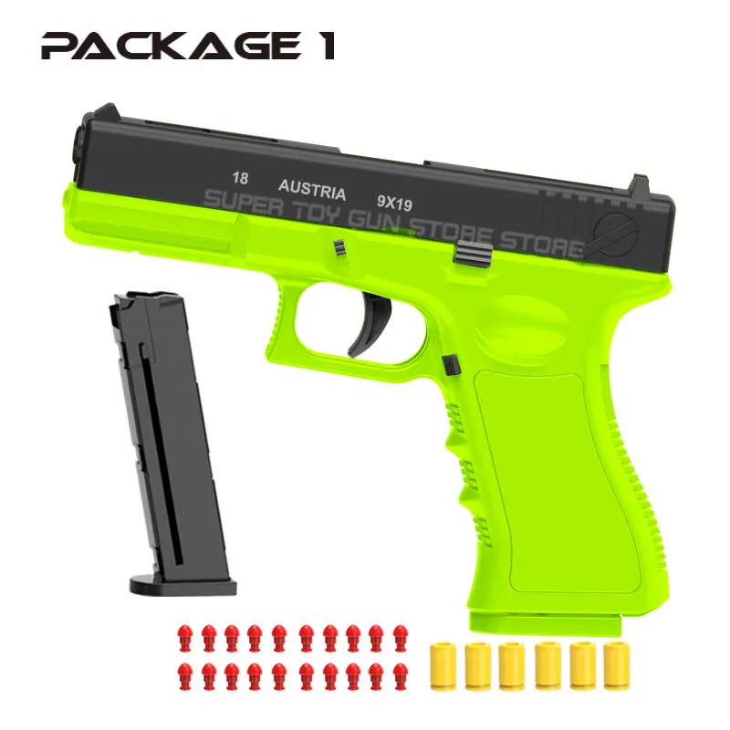 1911 automatic shell throwing soft bullet toy gun air gun CS shooting  boy toy (continuous firing)