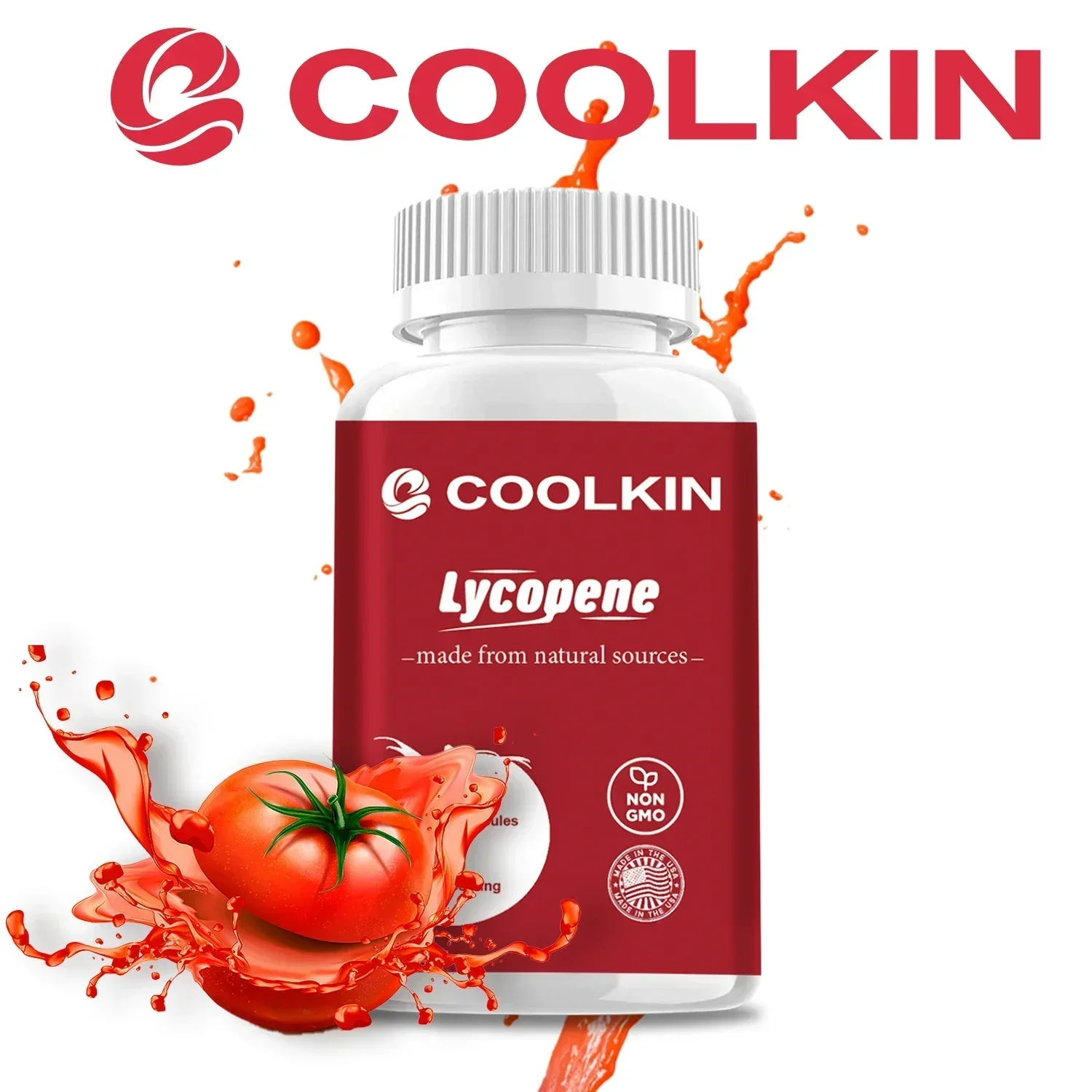 كبسولات ليكوبين 50 ملجم - مضادات الأكسدة القوية، مضادة للشيخوخة، تدعم البروستاتا وصحة القلب، 30/60/120 كبسولة #6