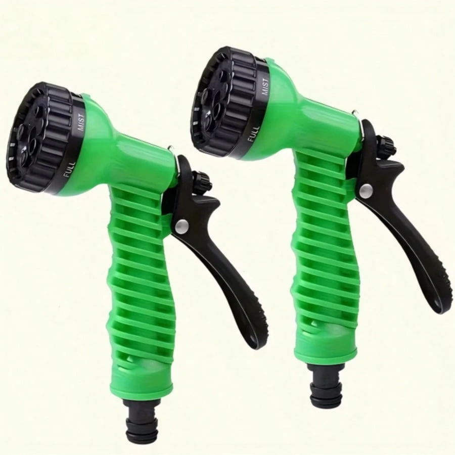7 Modes Garden Water Spray Gun Multifunctional Hose Nozzle Handheld Watering Gun For Plant Irrigation Car Washing Pet Bathing Ho