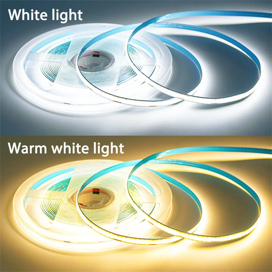 Dimmable 5V USB COB Led Strip Lights With 3key Switch Flexible Diode Tape For Stairs Room TV Mirror Backlight Cabinet Light