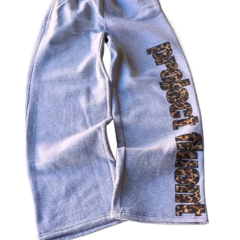 

American Trend Retro Letter Printing Loose Casual Cotton Jogging Pants Men's Y2K Harajuku Hip-Hop Gothic Couple Joker Streetwear