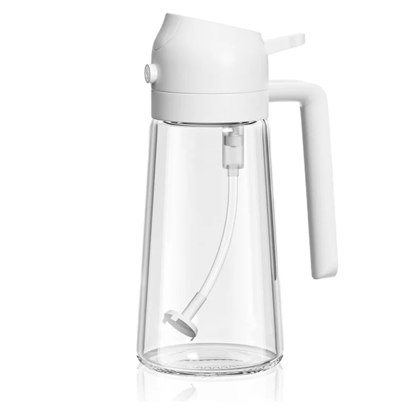 

【Hot Cake】2 In 1 Glass Oil Sprayer & Dispenser, Food-Grade 2-In-1 Glass Oil Sprayer And Dispenser For Kitchen Cooking