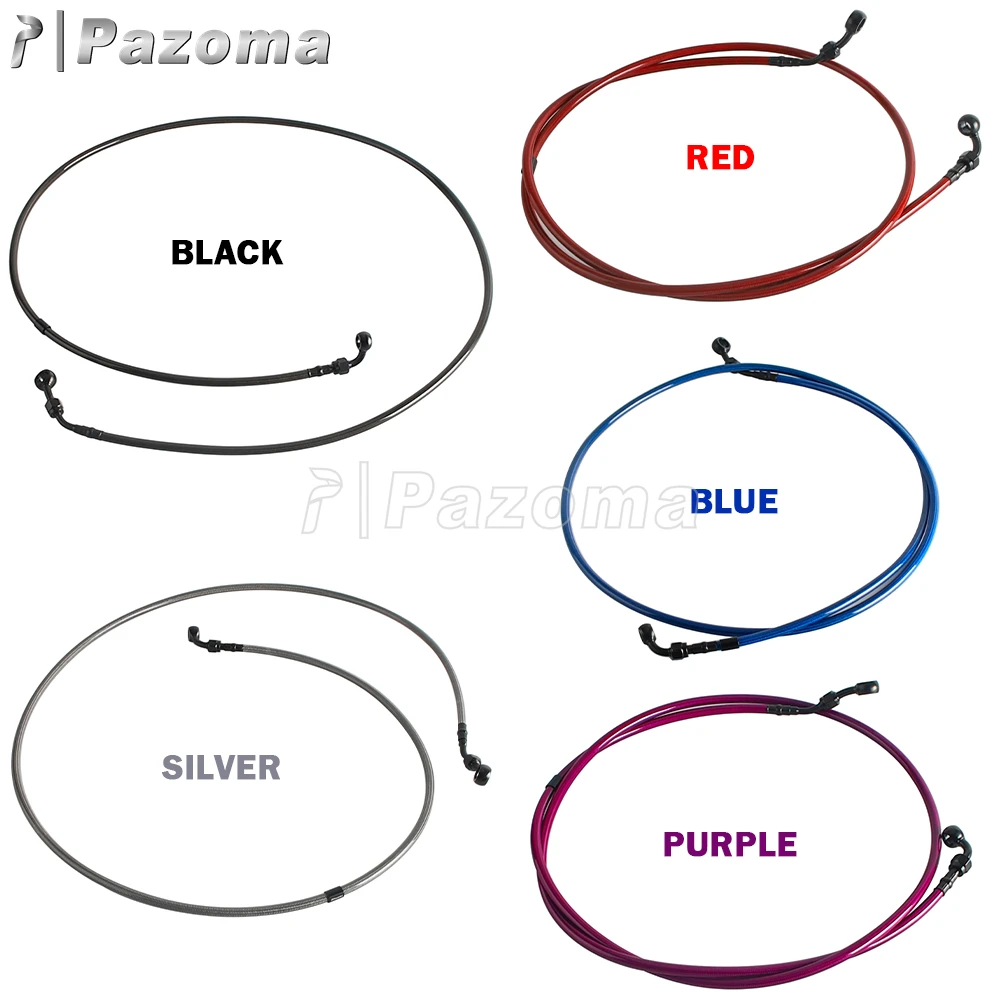 Motorcycle Extended Upper Brake Line 149cm 157cm For Harley Road Glide 2015-23 Front Stop Line Kit Fit 8"-14"/15"-18" Handlebar view 5
