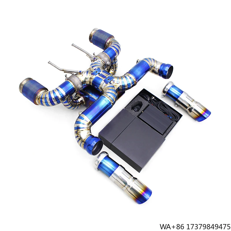 

OBM Titanium Catback Exhaust System for Mclaren 720S 4.0T 2017-2019 with Muffler Valve Control System Exhaust Pipe