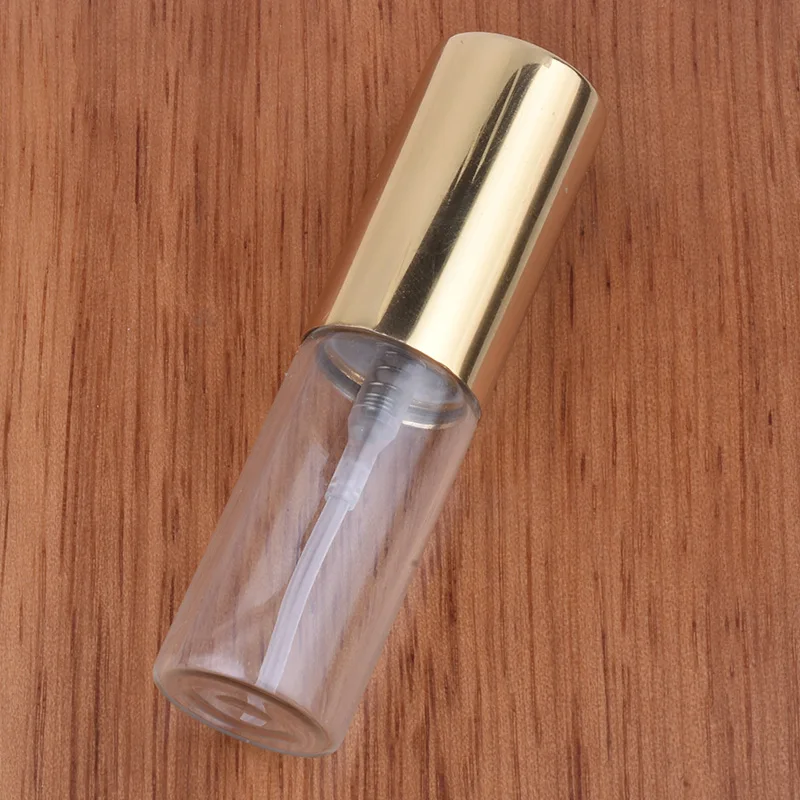 5ml 10ml 15ml Clear Glass Atomizer Bottle Refillable Colorfull Aluminum Cap Spray Perfume Bottle Travel Container