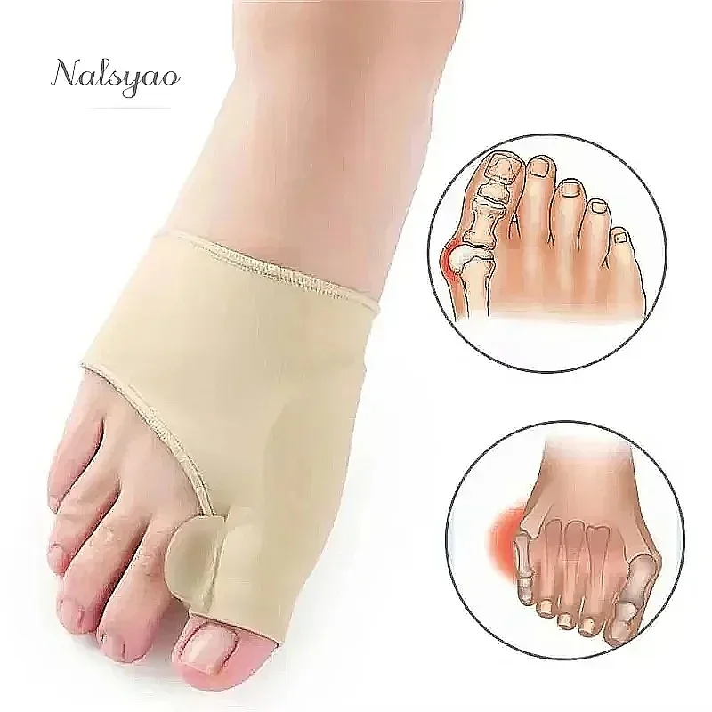 1Pair Orthopedic Toe Separator Hallux Valgus Corrector Hammer Toe Straightener Foot Pain Relief Care Bunion Treatment