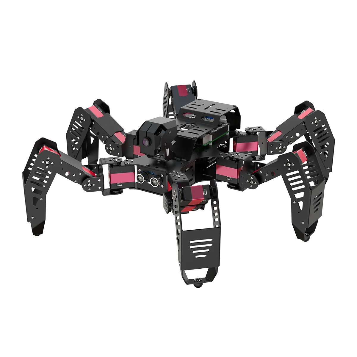

Hiwonder SpiderPi AI Vision Raspberry Pi Hexapod Robot Intelligent Servo Python Programming App Control Education Robotic Kits