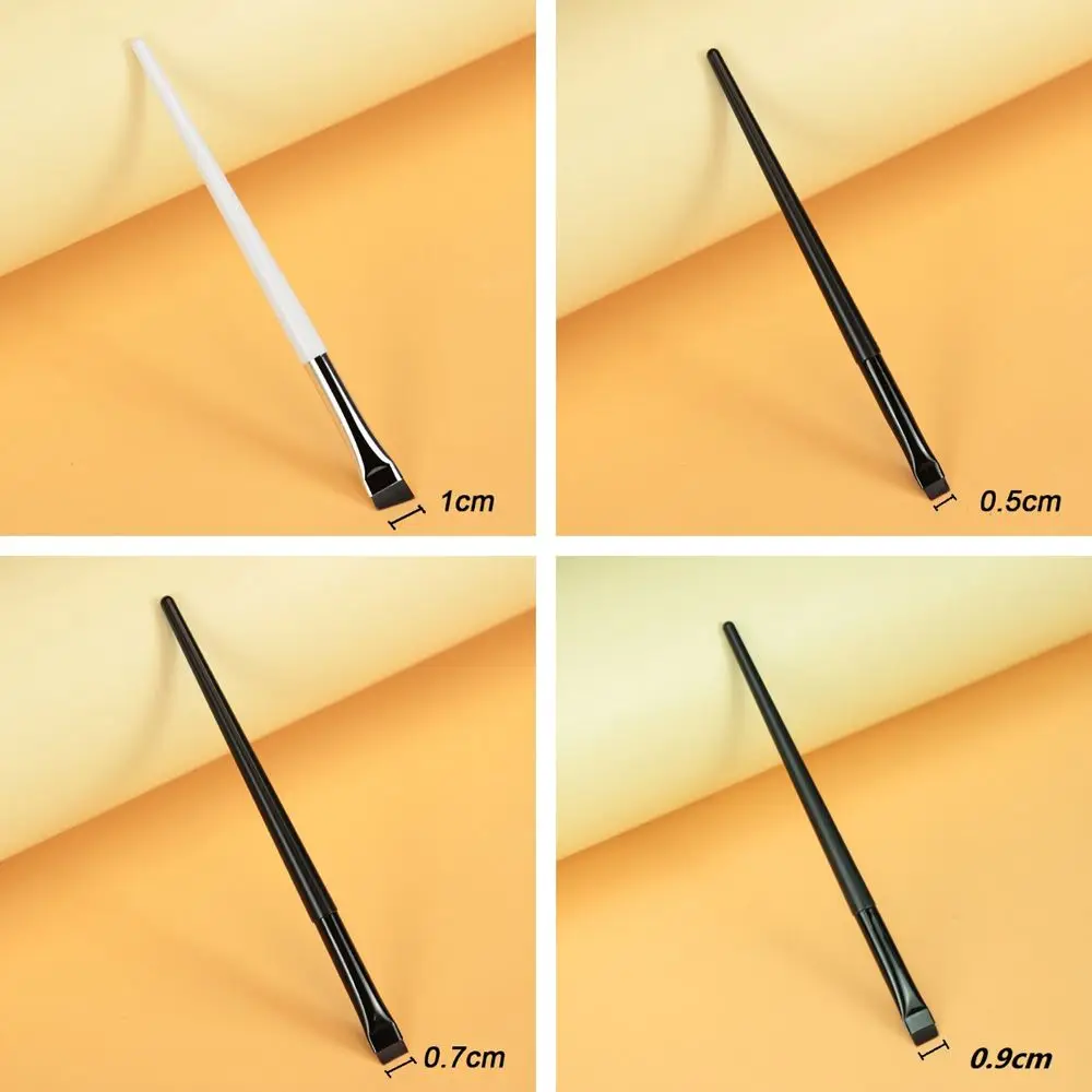 แปรงอายไลเนอร์ แปรงแต่งหน้า แปรงแต่งหน้าแบบมีใบมีด แปรงอายไลเนอร์แบบมุม แปรงอายไลเนอร์แบบละเอียด แปรงเขียนคิ้ว แปรงเขียนคิ้วแบบแบน