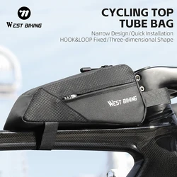 Fahrradtasche Ultraleicht Top Vorderrohr Rahmen Dreieckstasche Mini Größe Tragbare wasserabweisende MTB Rennrad Tasche Pannier