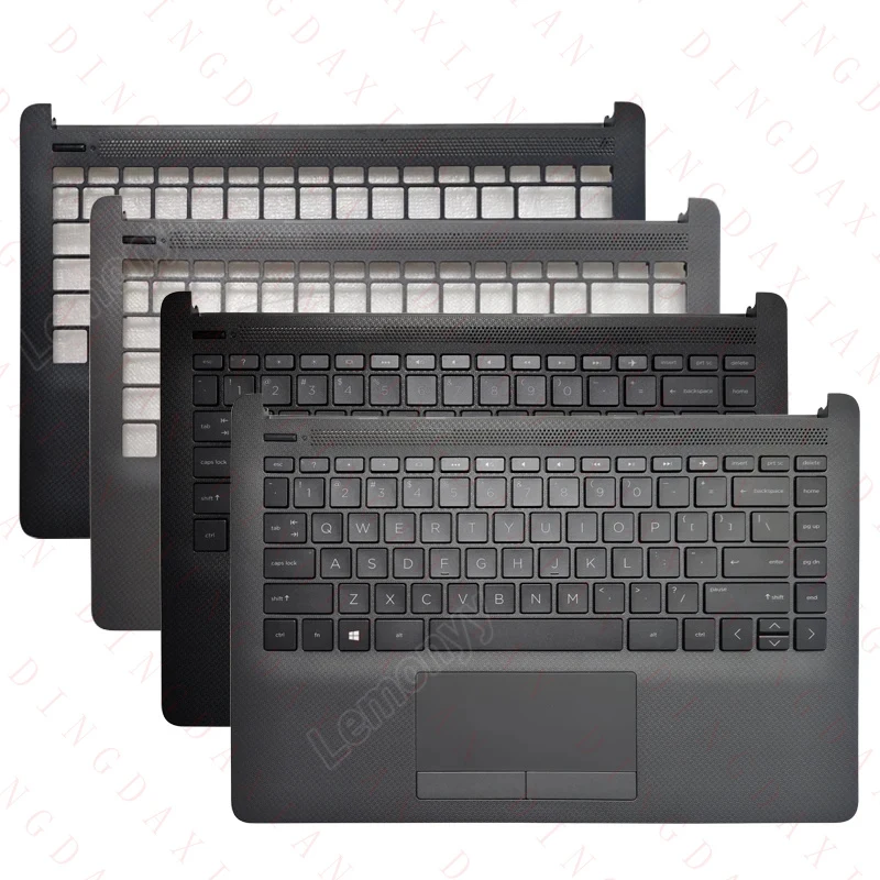 F+ NEW US/Spanish/Latin Laptop Keyboard Palmrest Upper For HP Pavilion 14-CF 14-DF 14-DK 14S-DK 14S-CF 240 G8