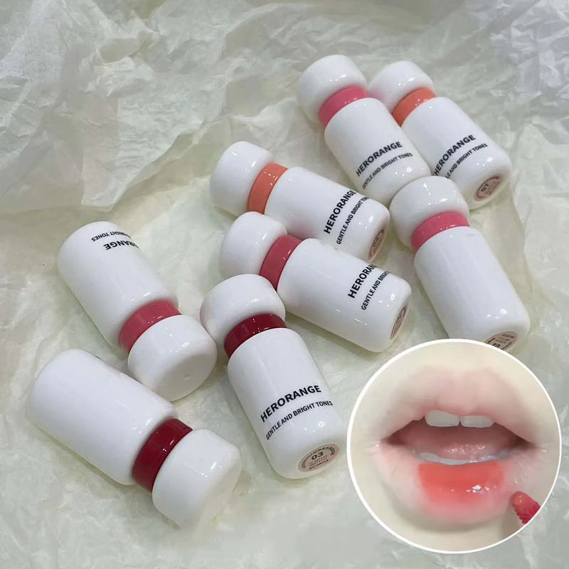 النبيذ الأحمر مرآة الشفاه الصقيل ترطيب عارية سطع ملمع الشفاه الوردي رشيقة العطاء تينت الفاخرة أحمر الشفاه الكورية دوبي ماكياج هدية #2