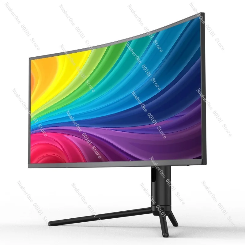 

4K Curved Screen Dedicated Monitor, All-in-One Computer Host Kit, Professional Barebone System for Home and Office Use