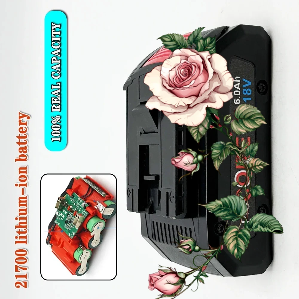 

Pro CORE18v lithium-ion battery replacement BAT609BAT618with bms 21700 for BOSCH Professional 4.0Ah5.0Ah6.0Ah battery