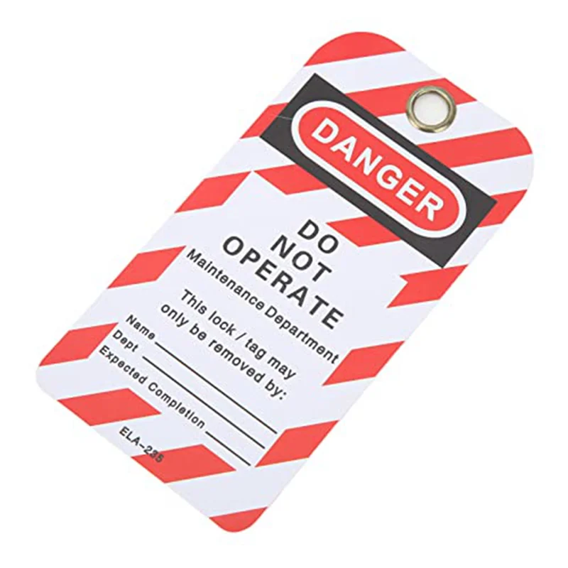 مجموعة أقفال بمشبك، مجموعة قفل Tagout مكونة من 6 فتحات، مقاومة للعبث للمعدات الصناعية (تكبل 1 بوصة/25 مم) - Y41A