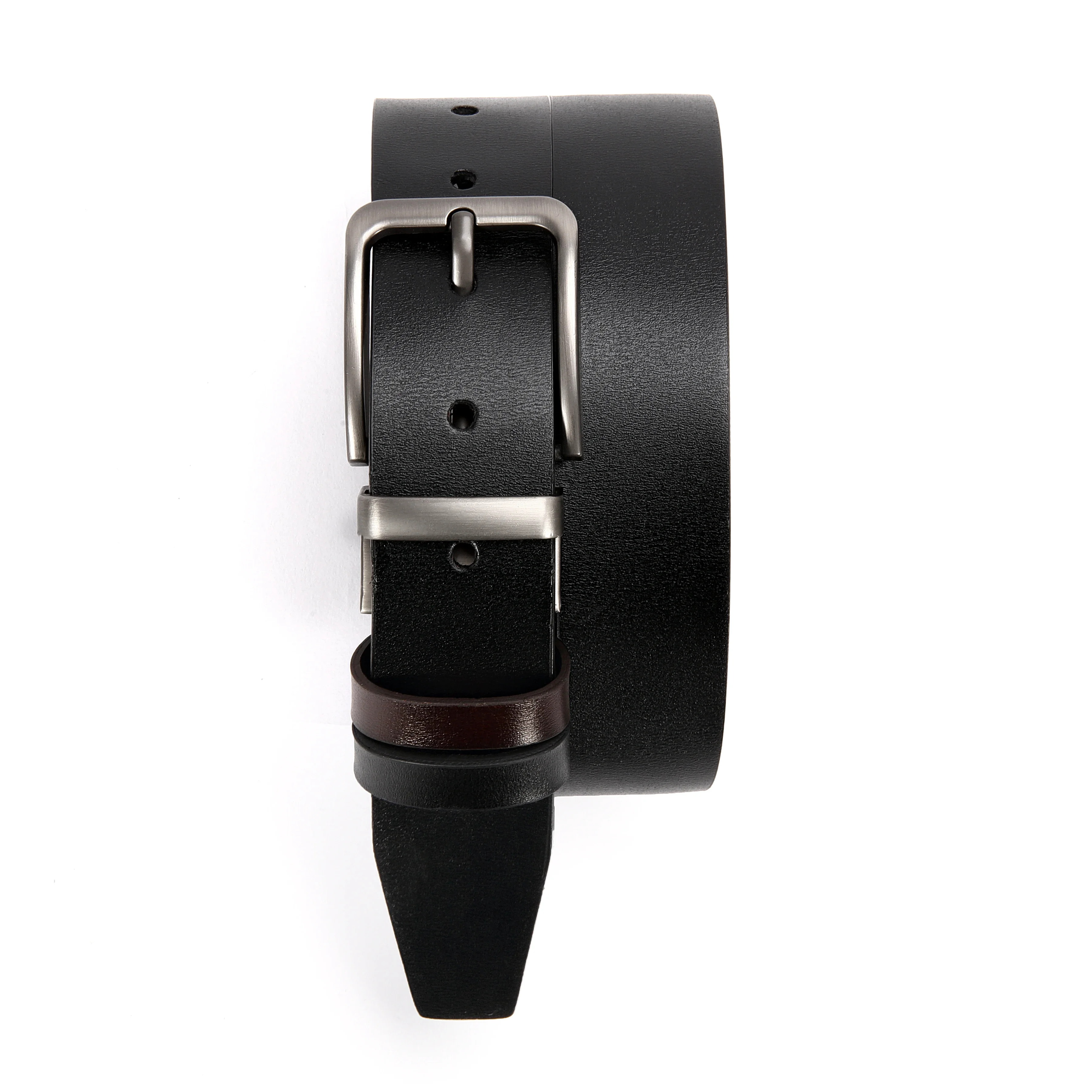 Men's Genuine Leather Pin Buckle Casual Belt