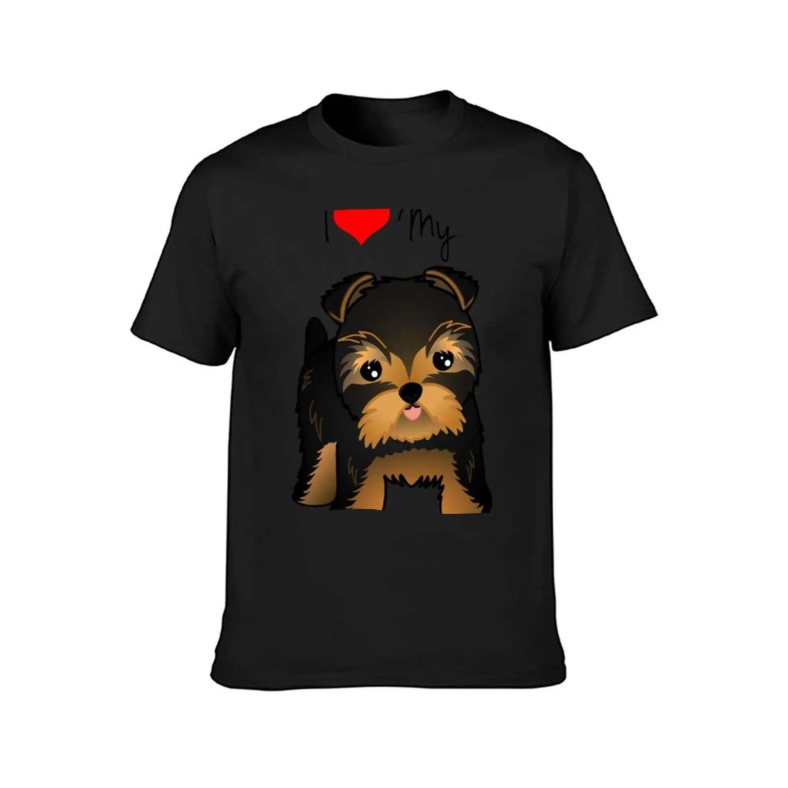 Cute Yorshire Terrier Puppy Dog T-Shirt new edition hippie clothes customs design your own mens t shirts