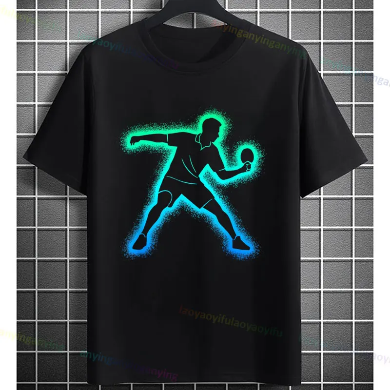 Funny Table Tennis Graphic T-shirt with 