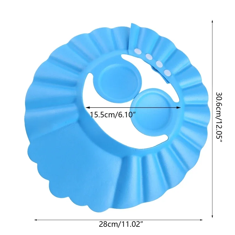 Baby Shower Soft Cap cappello regolabile per il lavaggio dei capelli per bambini protezione per le orecchie sicuro Shampoo per bambini bagno doccia proteggi la copertura della testa