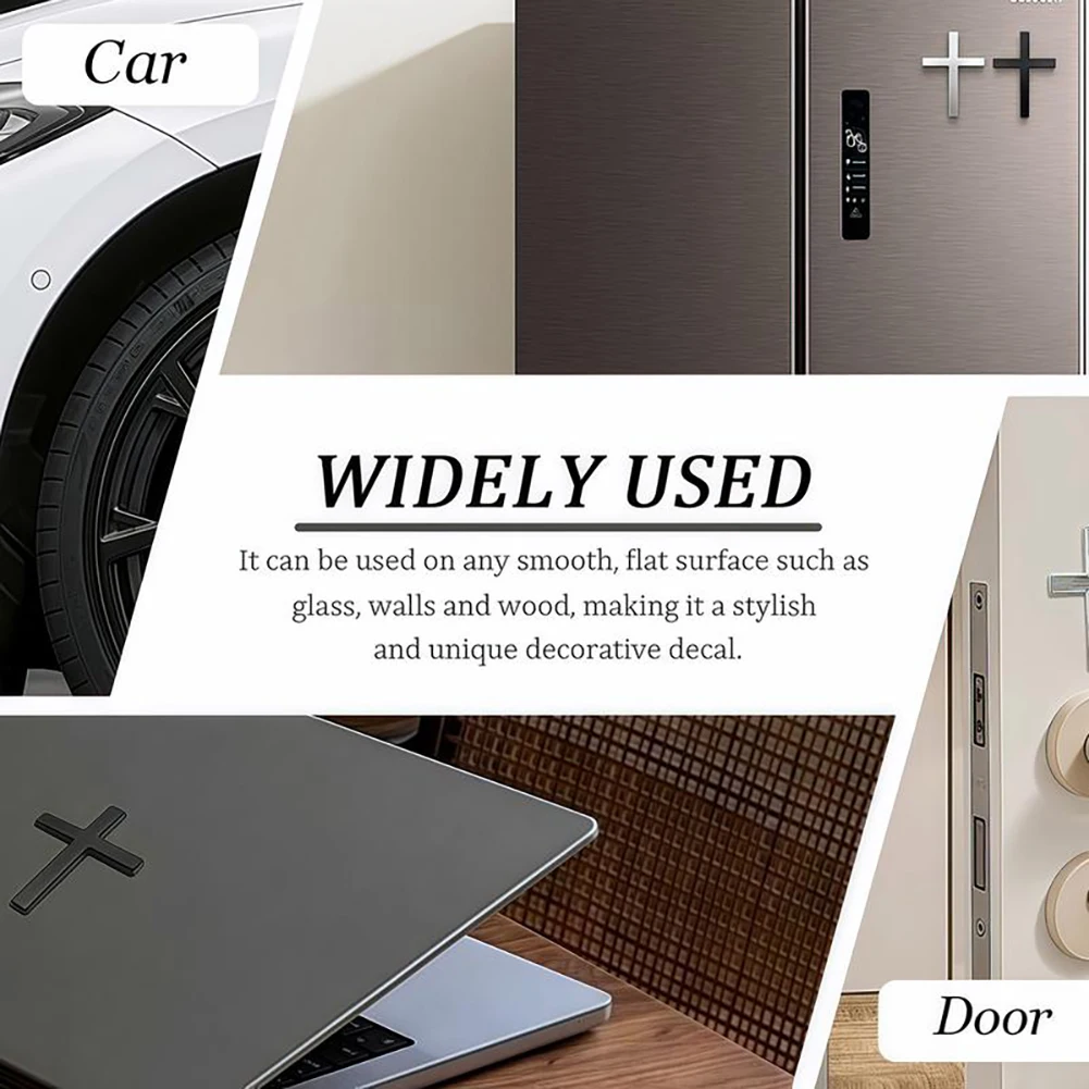 شارة سيارة برموز مسيحية معدنية ثلاثية الأبعاد مقاومة للماء للمركبات تناسب معظم المركبات. شعار الباب الخلفي للشاحنة #2