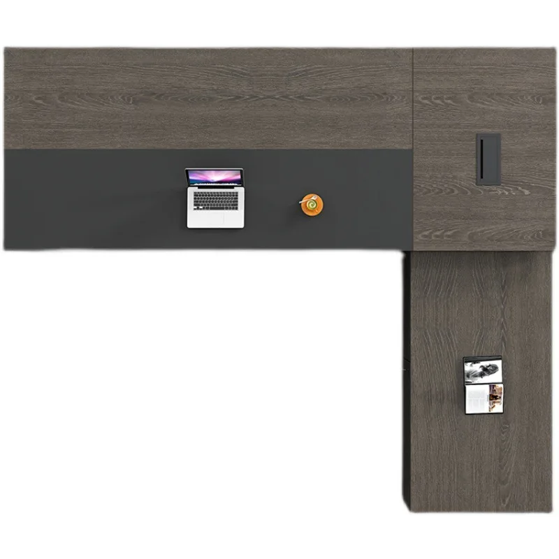 

Boss office combination manager desk president desk simple modern office furniture large desk solid wood