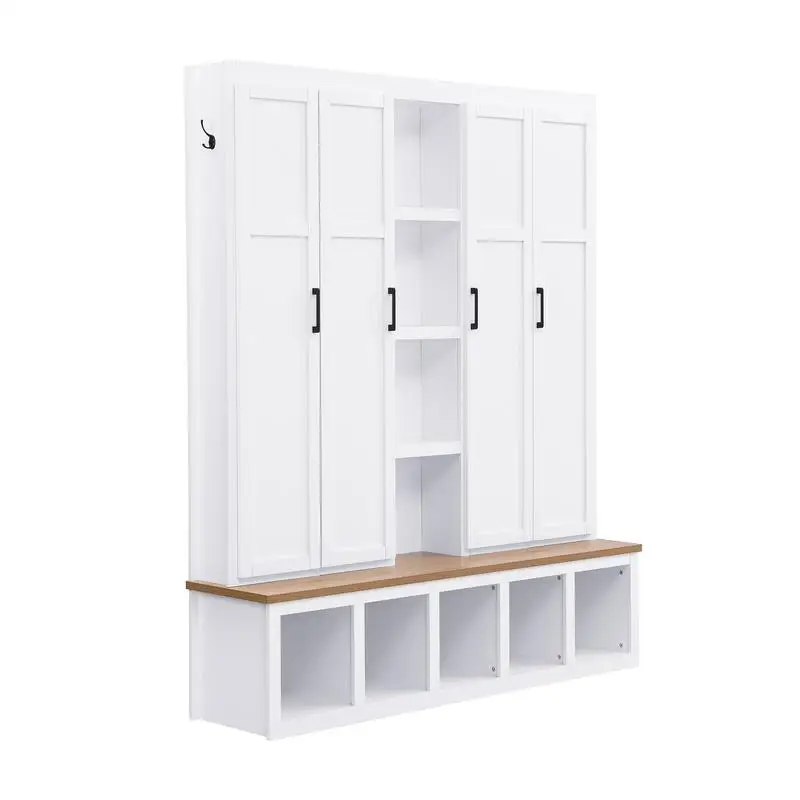 

Hall Tree, Not for Sale, Subpackage of N721S000047K - Stylish Entryway Organizer with Hooks and Storage, Perfect for Home Decor