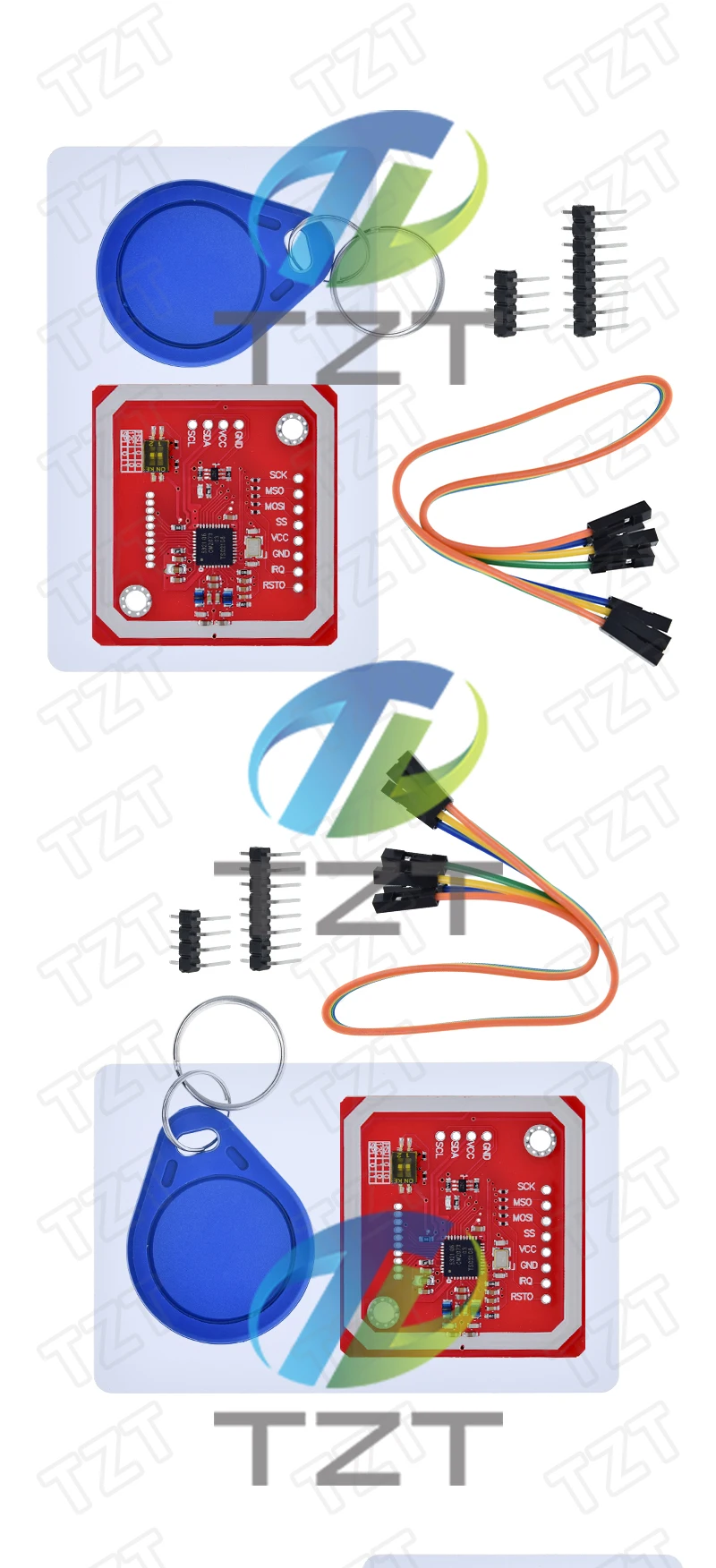 1/2PCS PN532 NFC RFID Drahtlose Modul V3 Benutzer Kits Reader Writer Modus IC S50 Karte PCB Attenne I2C IIC SPI HSU Für Arduino – Detail 2