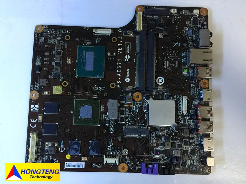 Original FOR MSI MS-AE671 AG240 2PE Motherboard WITH I7-4720HQ AND GTX860M Test OK Free Shipping