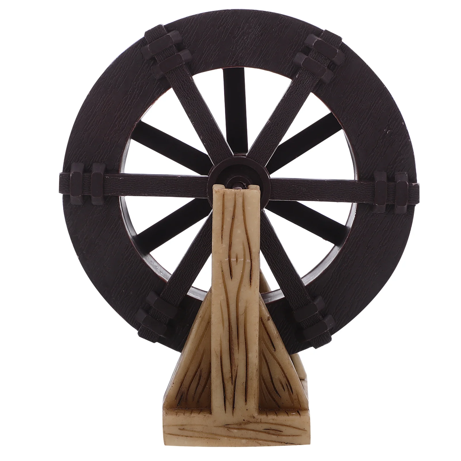 

Mini Water Wheel Decor For Fish Tank Desktop Micro Landscape Small Fountain Running Water Feature Simulation Waterfall Wheel