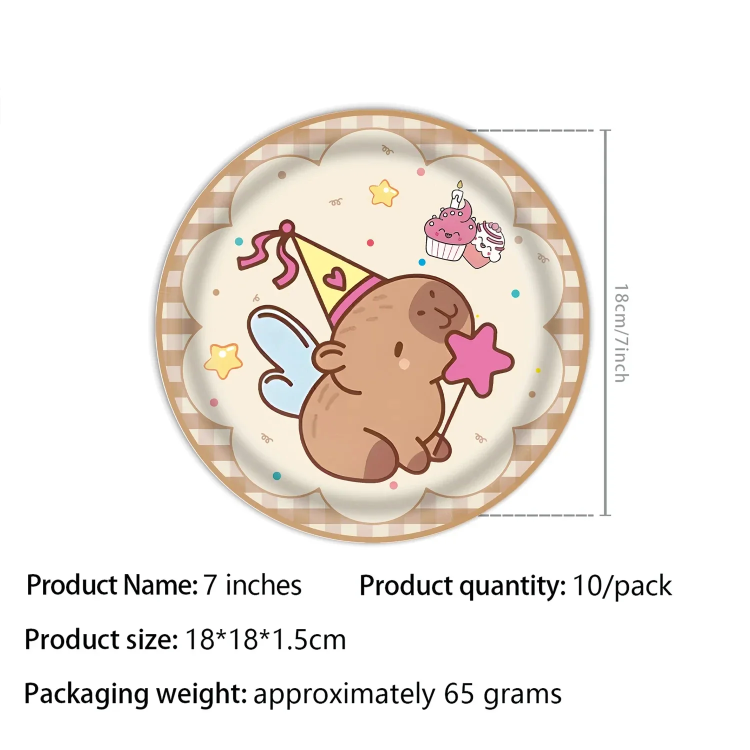 Nieuwe Leuke Capybara Verjaardagsfeestje Decoraties Kapibala Ballonnen Servies Set Papieren Borden Kopjes Banner voor Baby Douche Kids Geschenken
