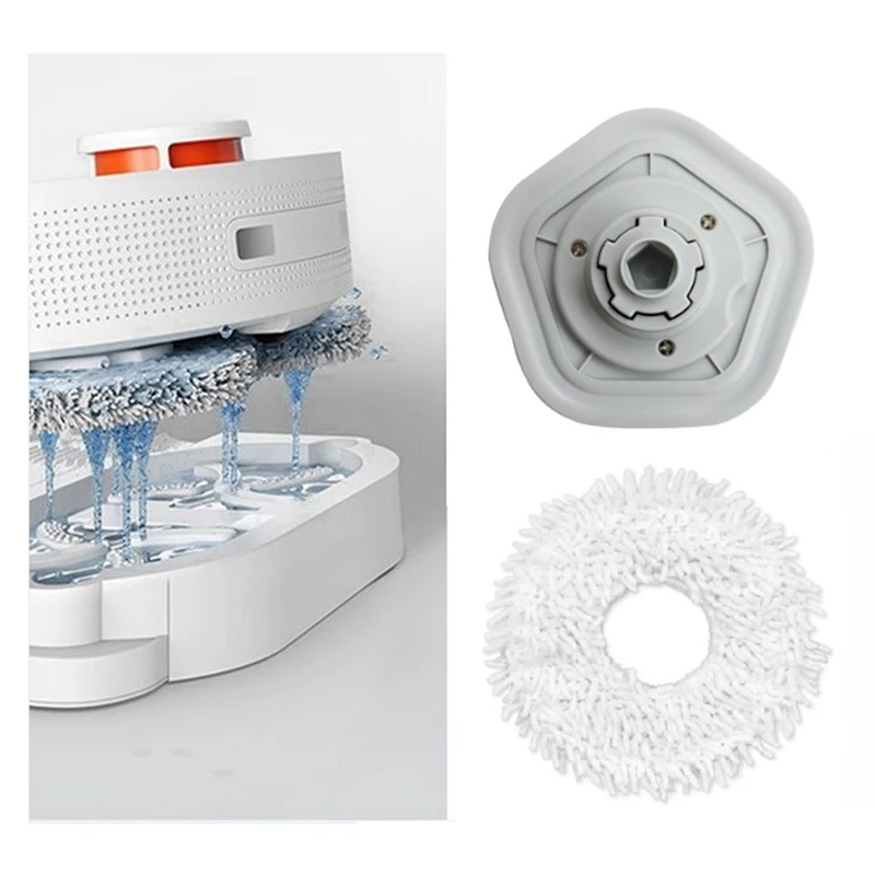 AD-For Dreame Bot W10/W10pro Vacuum Cleaner Mop Cloth Replacement Accessories Kit For Floor Cleaning