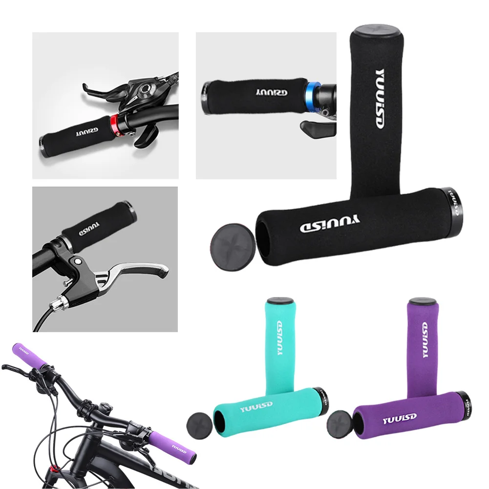 دراجة المقود قبضة المضادة للانزلاق دراجة هوائية جبلية الإسفنج قبضة للصدمات لينة دراجة المقود غطاء دراجة الملحقات