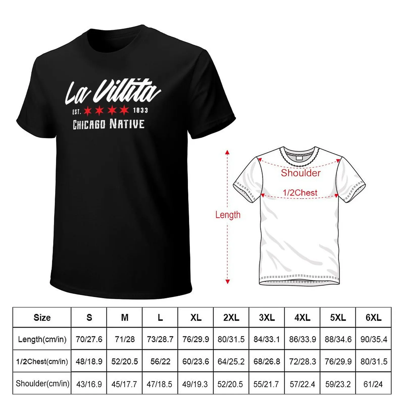 Little Village La Villita Chicago Native Apparel & Accessories T-Shirt Classic Graphic Short Sleeve Top