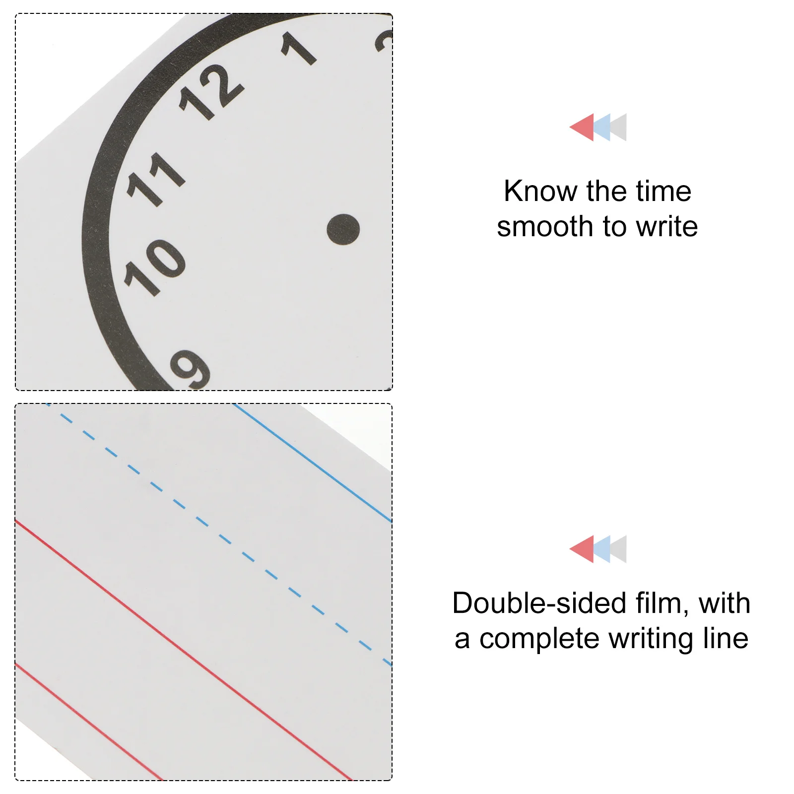 

20Pcs Erasable Lined Sentence Strips School Learning Teaching Cards for Children Alphabet Writing Sentence Structure Classroom