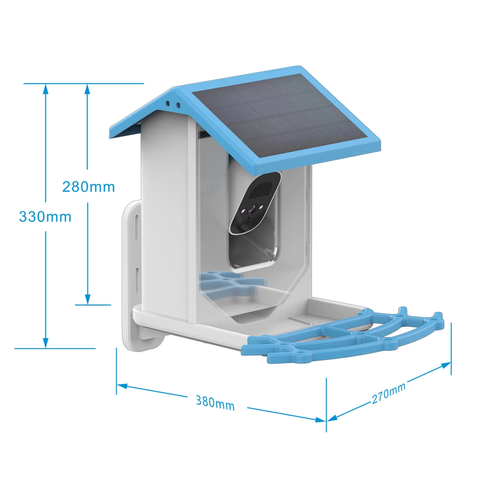 Фидер для птиц, 2,4 л, 4 МП, Wi-Fi