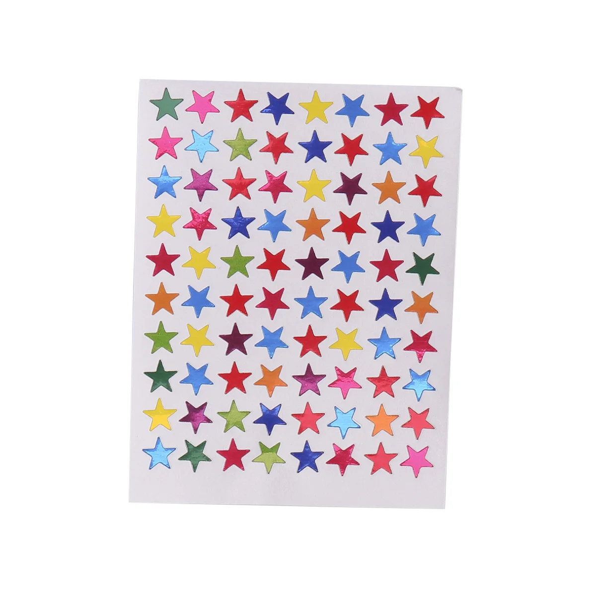 

6Packs Sparkle Star Stickers Multicolor Self Adhesive Stars for Students Rewards Teacher Supplies Valentine Crafts